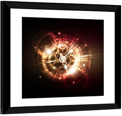 Steampunk Time Machine Concept Wall Art