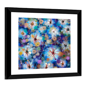 Watercolor Floral Abstract Wall Art