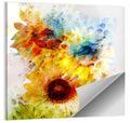Watercolor Sunflower Trio Wall Art