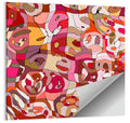 Vibrant Organic Mosaic Abstract Wall Art