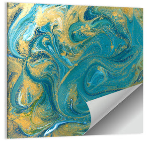 Ink Marble Texture Wall Art