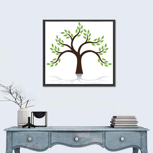 Tree Vector Illustration Wall Art