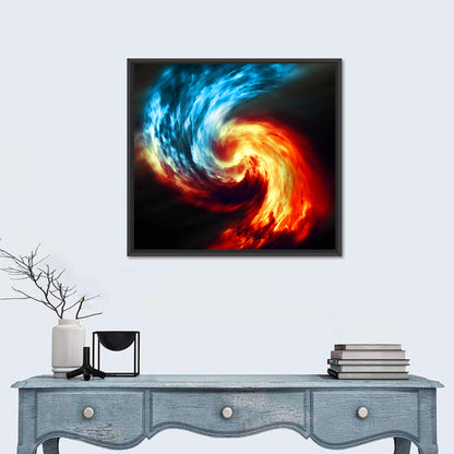 Smoky Spiral Vortex Wall Art