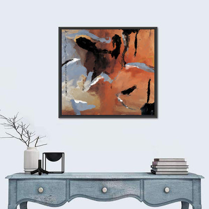 Barking Dog Gestural Abstract Wall Art