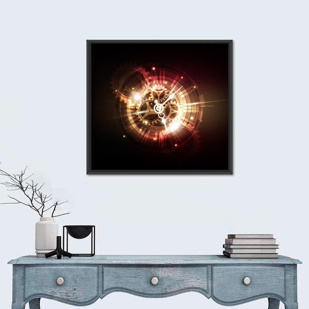 Steampunk Time Machine Concept Wall Art