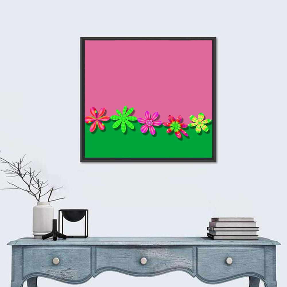 Fantasy Flowers Illustration Wall Art