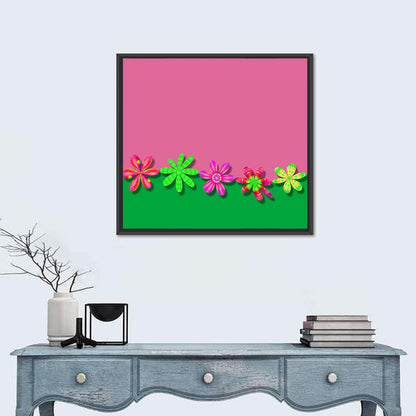 Fantasy Flowers Illustration Wall Art