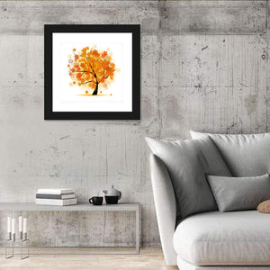 Maple Tree Illustration Wall Art