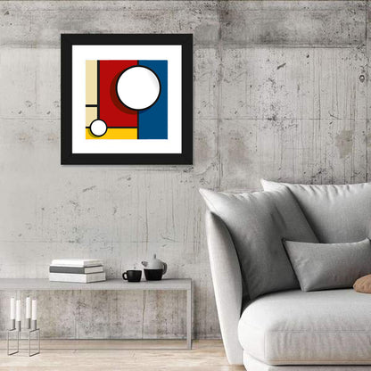 Bubble Grid Geometric Design Wall Art