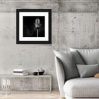 Vintage Studio Microphone Illustration Wall Art