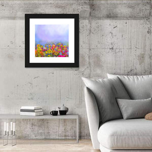 Wildflower Meadow Oil Painting Wall Art