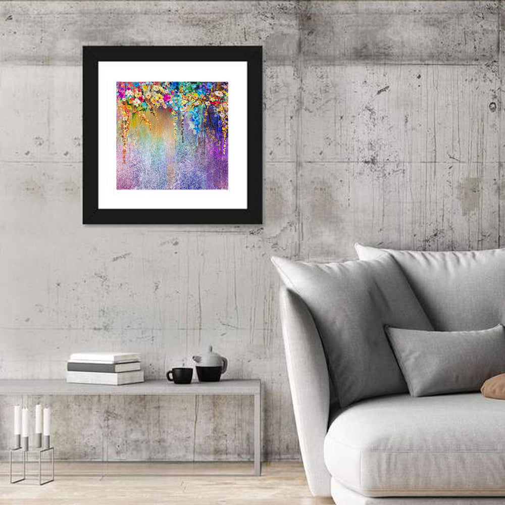 Ethereal Hanging Floral Abstract Wall Art