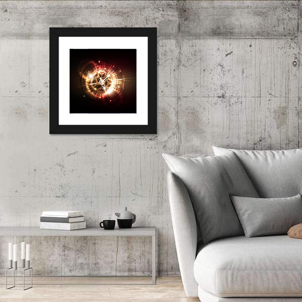 Steampunk Time Machine Concept Wall Art