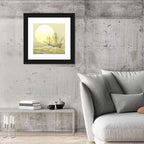 Sailing Ship Beneath Golden Sun Wall Art
