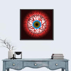 Close-up Eyeball Illustration Wall Art