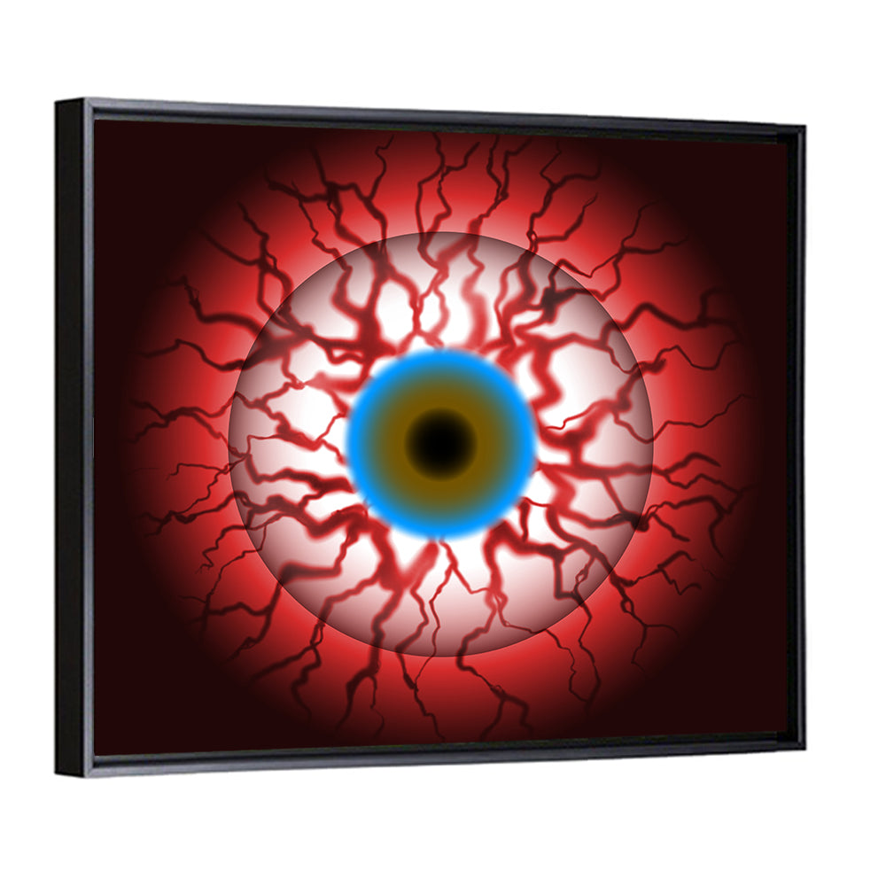 Close-up Eyeball Illustration Wall Art